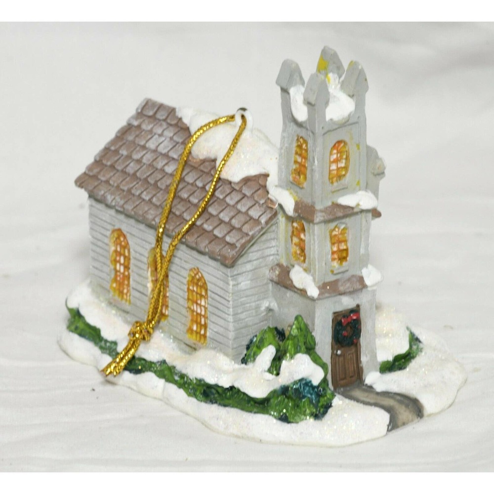 (3 Pcs) Thomas Kinkade Hanging Ornaments Lighthouse Christmas Kurt S Adler